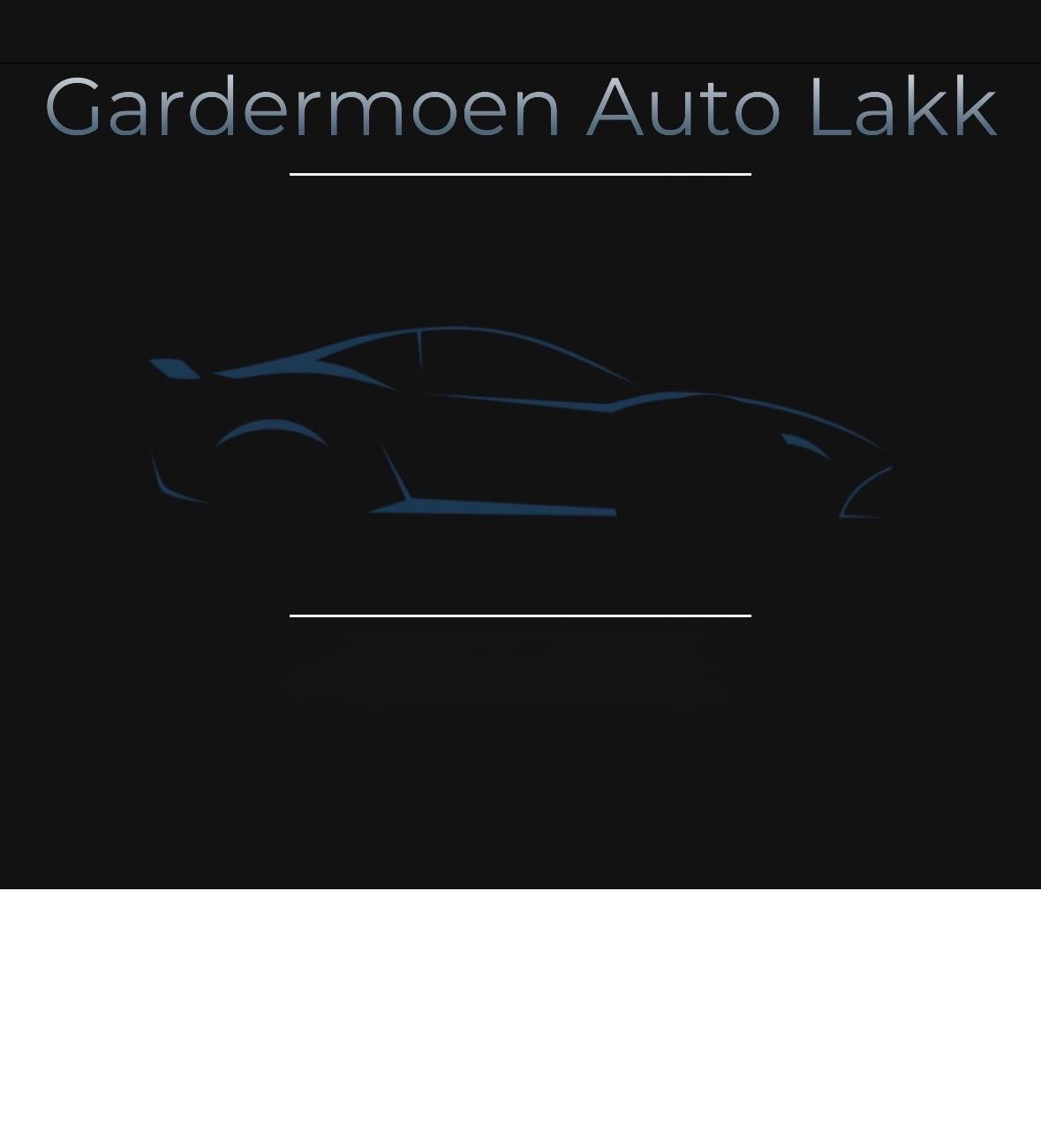 Gardermoen Autolakk logo